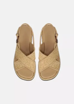 Helena Raffia Sandal