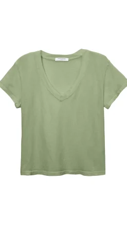 Hendrix Boxy V Neck Tee