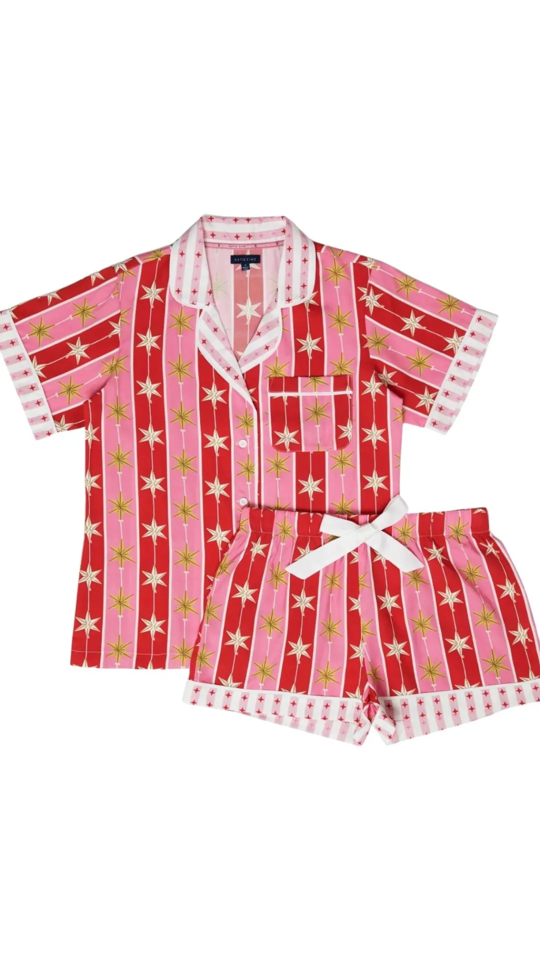 Holiday Stars Shorts Set