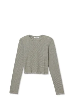 Jamie Stripe Crewneck Long Sleeve Tee