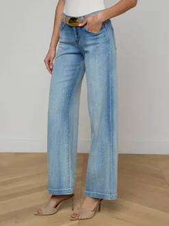 Joanne Low Rise Wide Leg Jeans