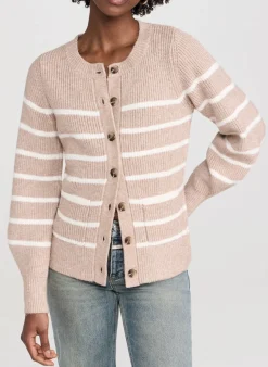 Josie Structured Stripe Cardi