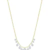 14k Multi Shaped Diamond Necklace