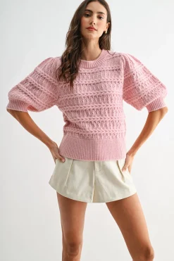 Kaelia Short Sleeve Sweater