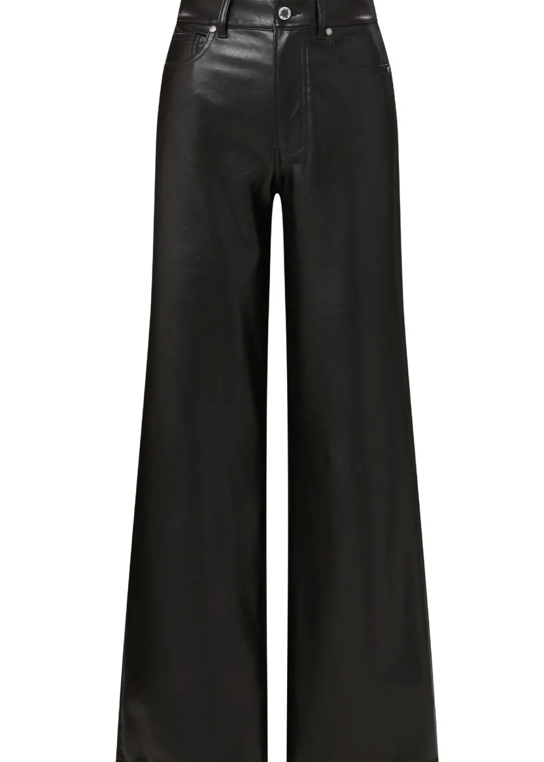 Kasey Mid Wide Leg Vegan Leather