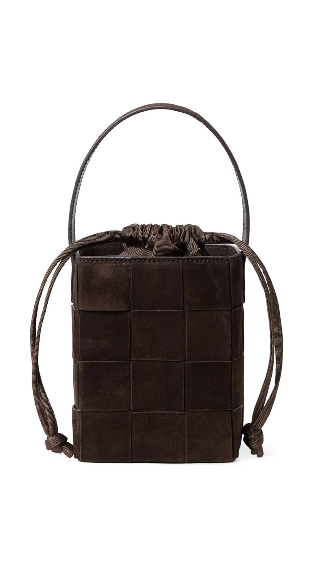 Laith Wide Woven Handle Bag