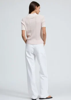 Laurie Tipped Short Sleeve Polo