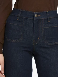 Le Slim Palazzo Modernist Pocket Jeans