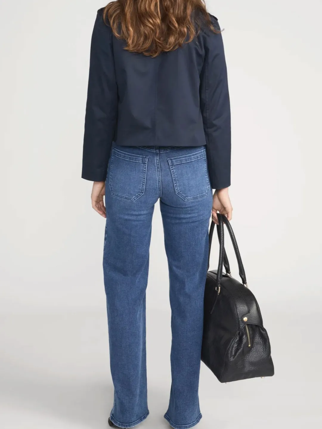 Le Slim Palazzo Modernist Pocket Jeans