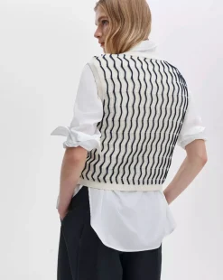 Leslie Stripe Vest