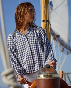 Long Sleeve Shirred Raglan Shirt