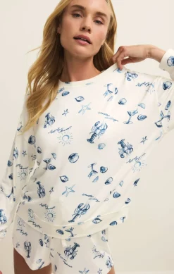 Lost At Sea Long Sleeve Top