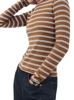Luca Stripe Rib Long Sleeve Top