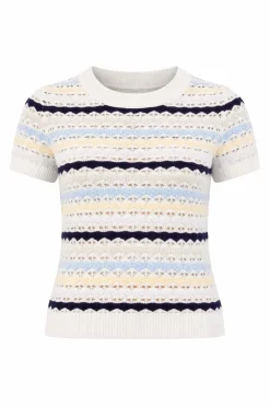 Lumi Stitch Cap Sleeve Crew