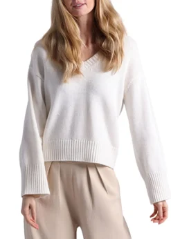 Luxe Cotton Blend Boxy V