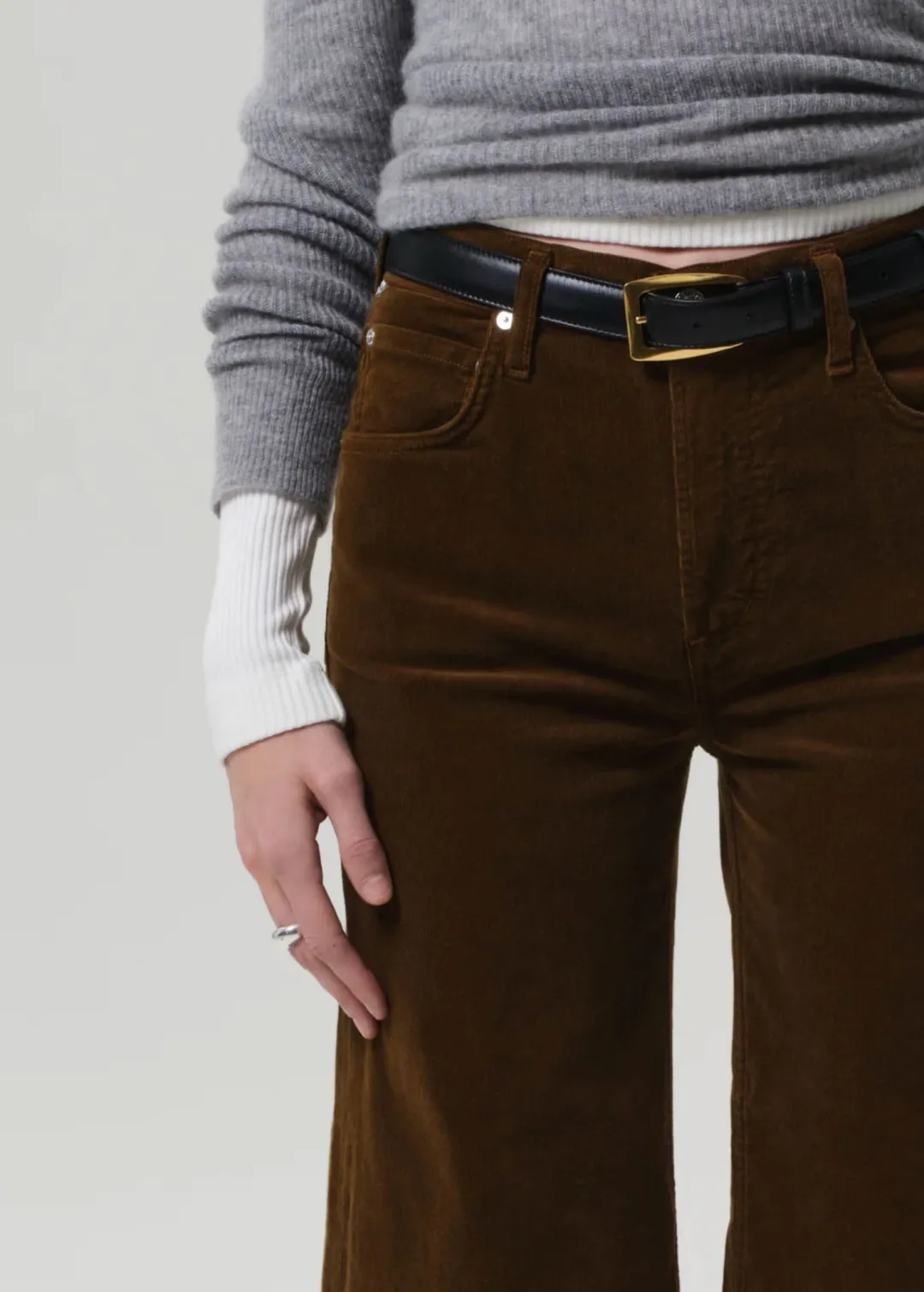 Lyra Wide Leg Crop Corduroy