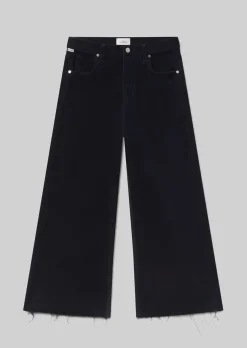 Lyra Wide Leg Crop Corduroy Jeans