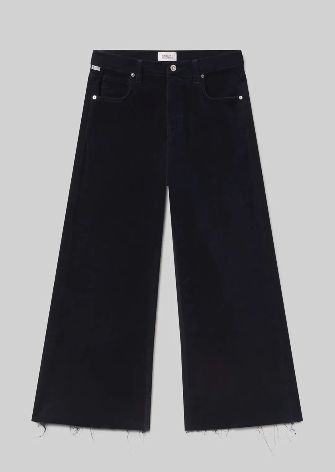 Lyra Wide Leg Crop Corduroy Jeans