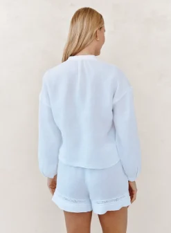 Mandarin Collar Button Down