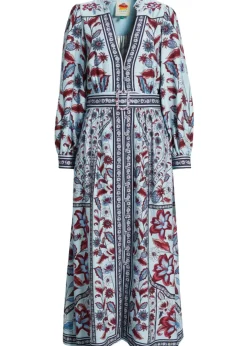 Marcelle Soft Blue Maxi Dress