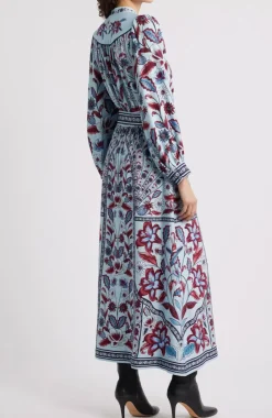 Marcelle Soft Blue Maxi Dress