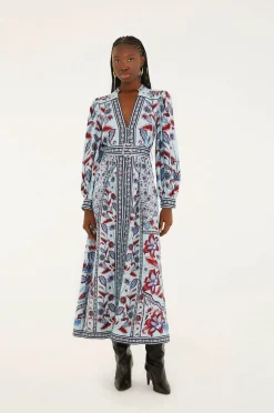 Marcelle Soft Blue Maxi Dress