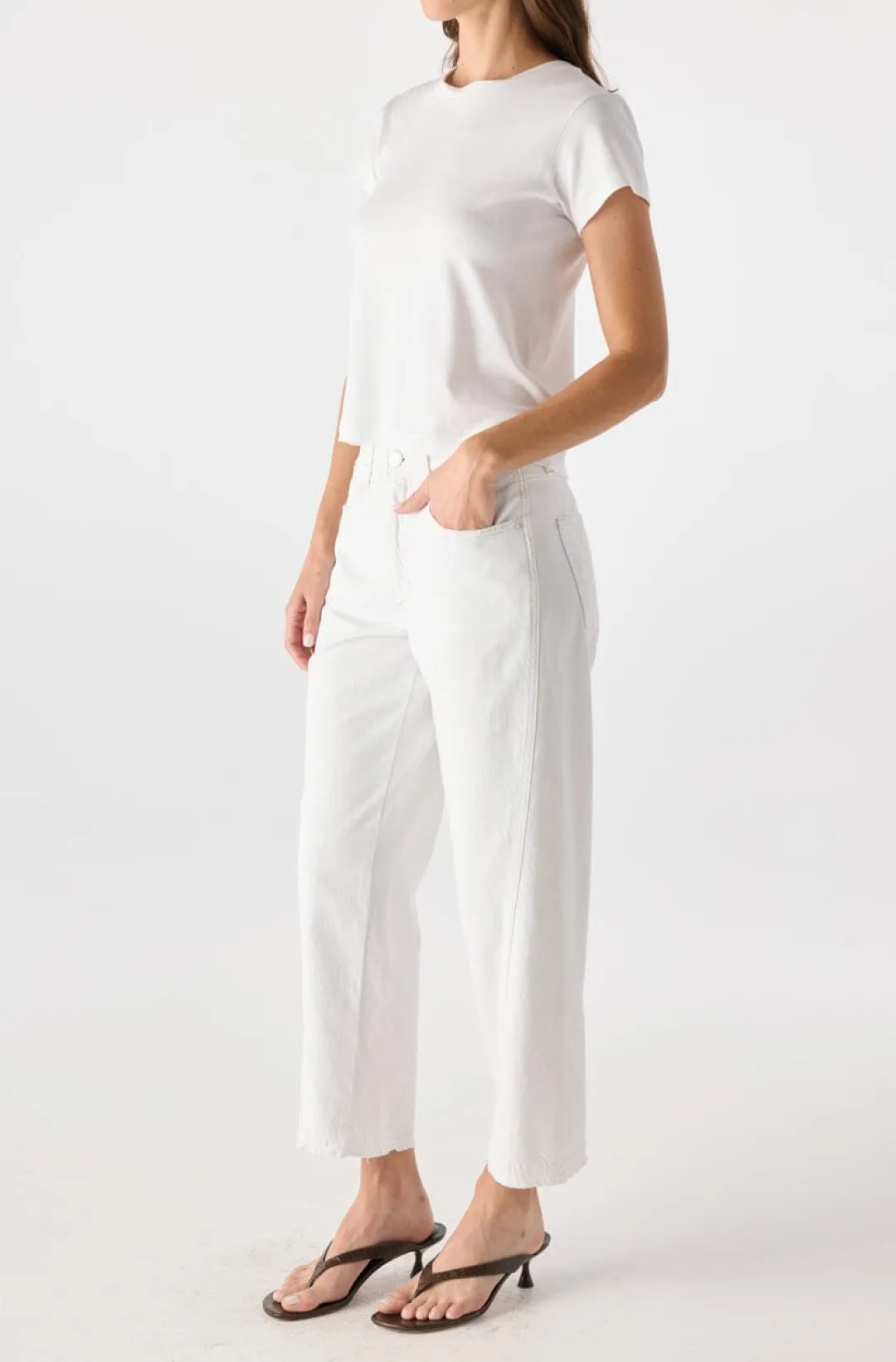 Maria Jeans in Chalk