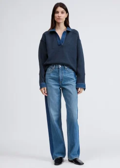 Marie Denim Polo