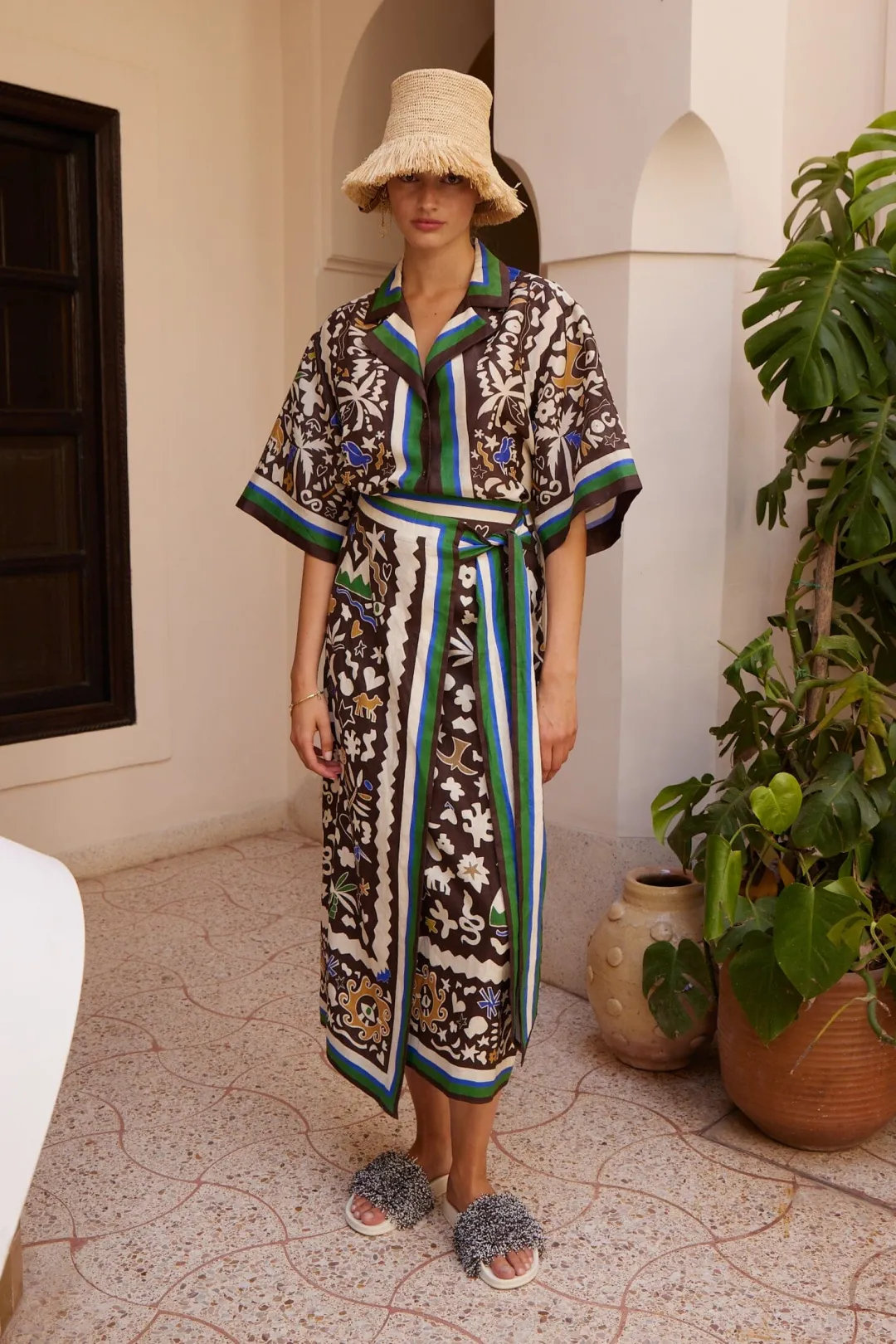 Maroc Wrap Skirt