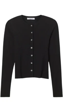 Maureen Rib Fitted Cardigan