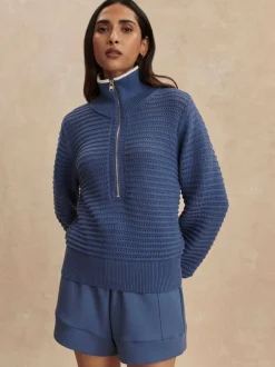 Morwenna Half Zip Knit