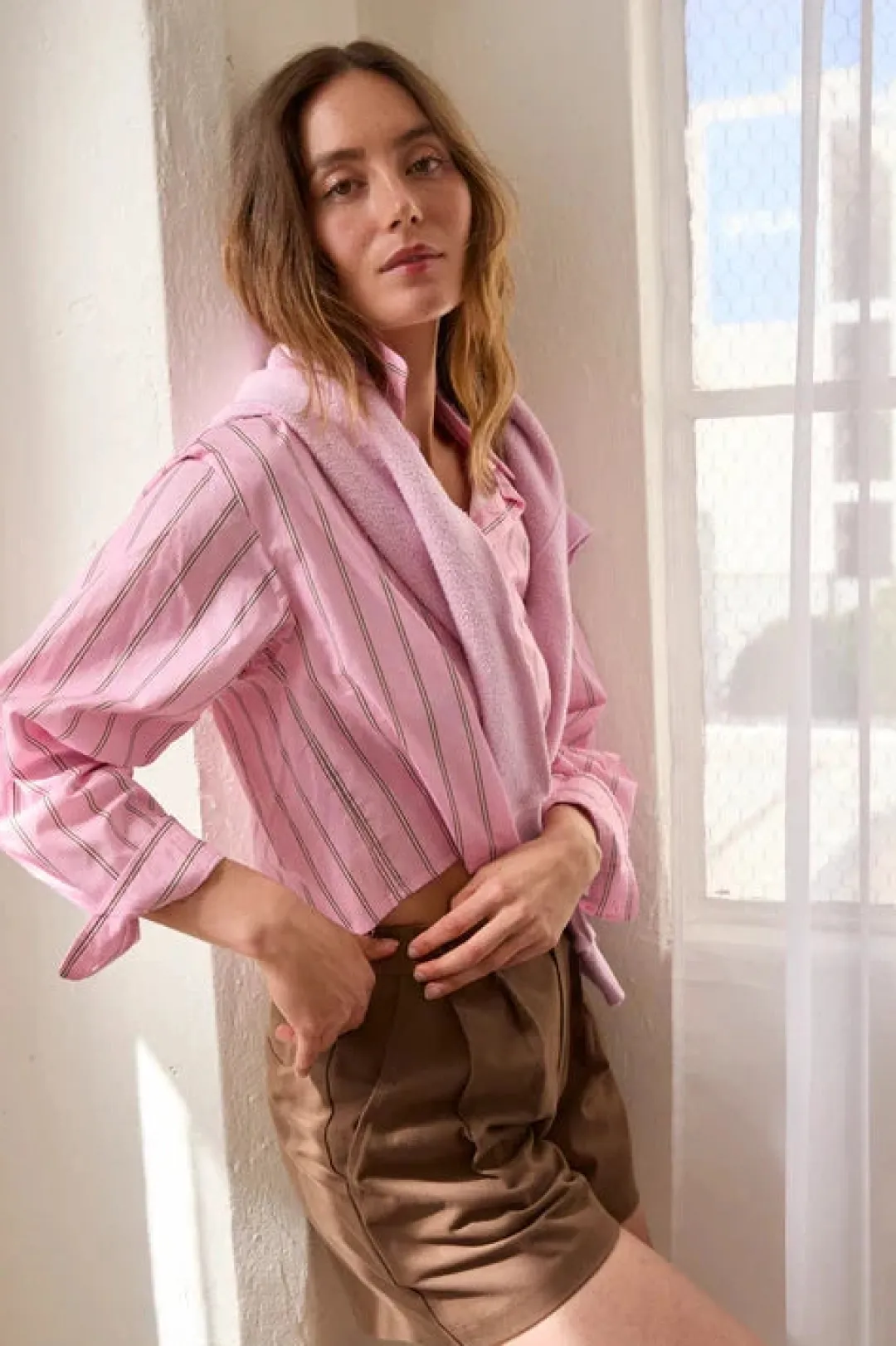 Naomi Poplin Button Down