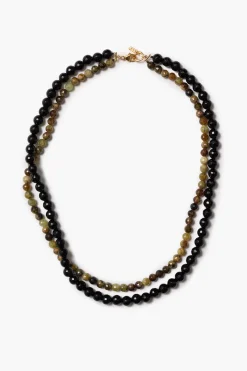 Onyx Green Garnet Necklace