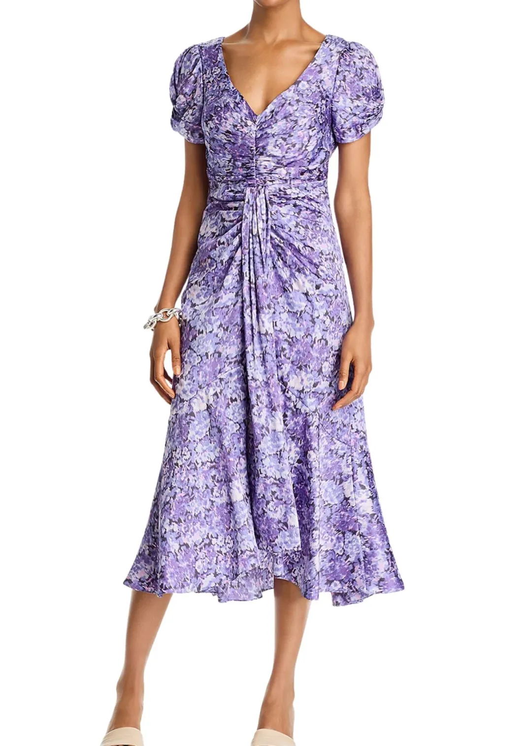 Painted Hydrangea Walker Dress