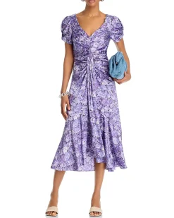 Painted Hydrangea Walker Dress