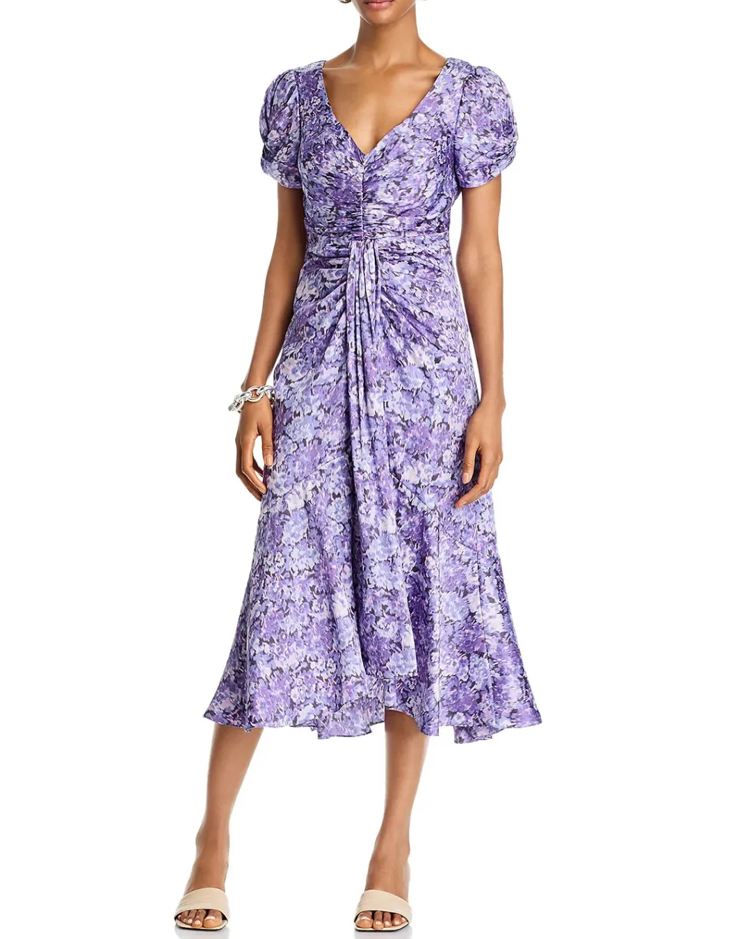 Painted Hydrangea Walker Dress