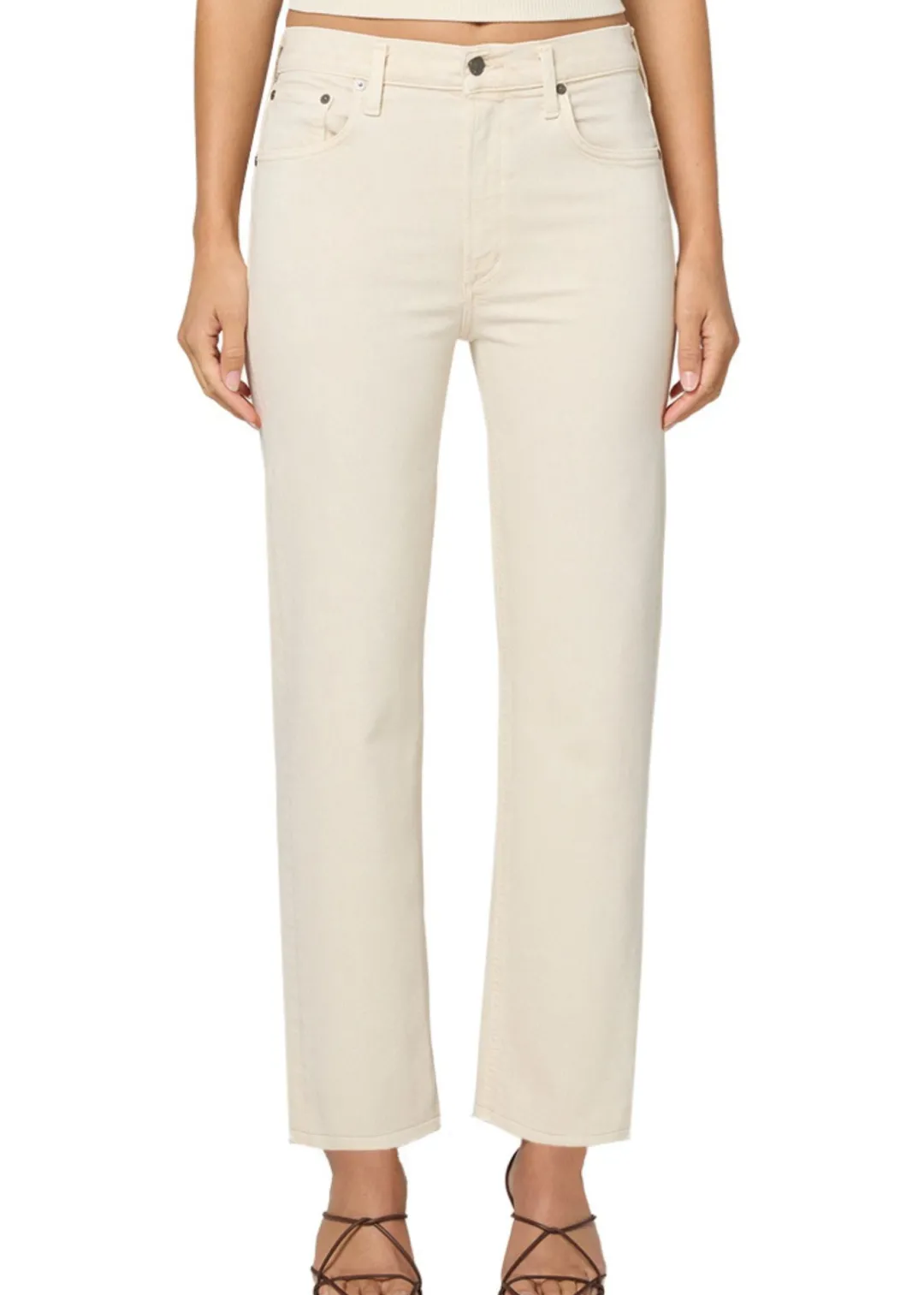 Palma Straight Jeans in Almond