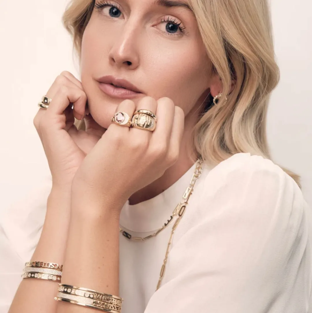 Pave Diamond Mantra Bangle