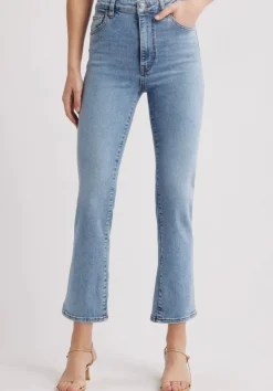 Pencil Crop Jeans in Lark