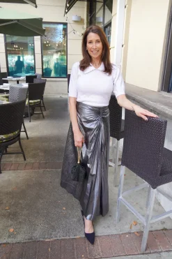 Peter Pan Collar With Rhinestones