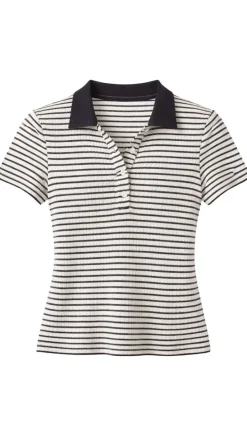 Pointelle Polo
