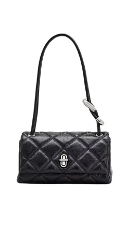 Quilted Mini Dual Shoulder Bag