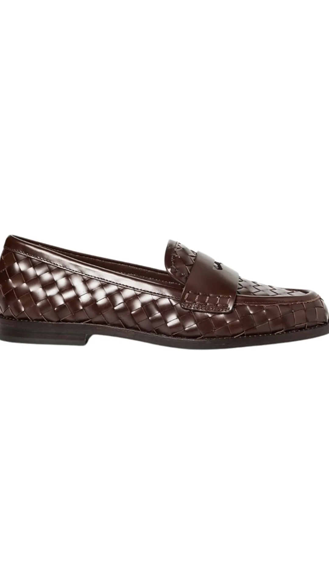 Rachel Woven Leather Loafer