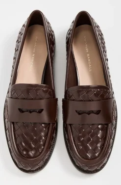 Rachel Woven Leather Loafer