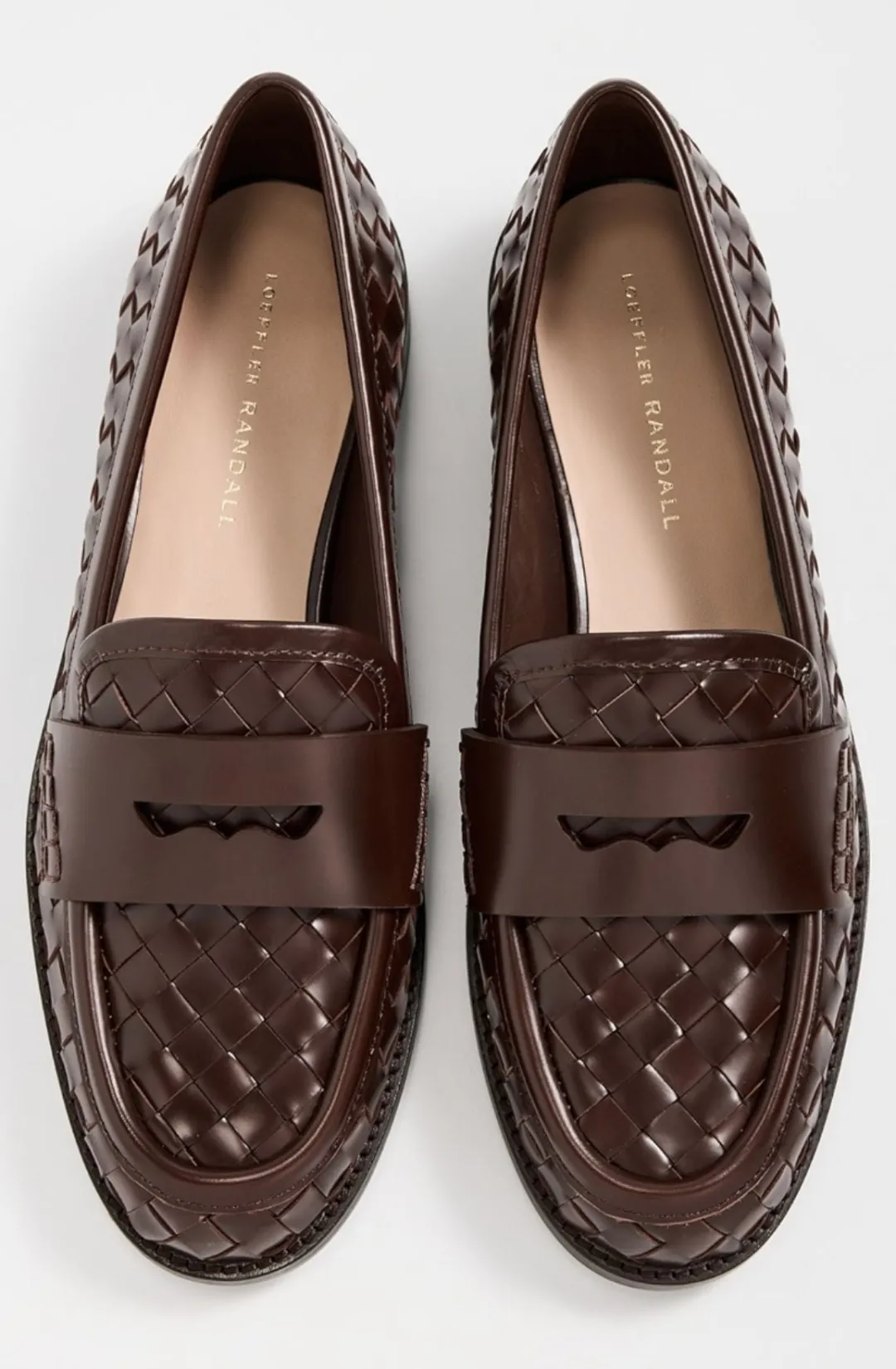 Rachel Woven Leather Loafer
