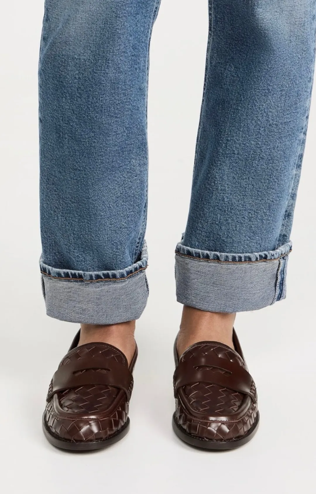 Rachel Woven Leather Loafer