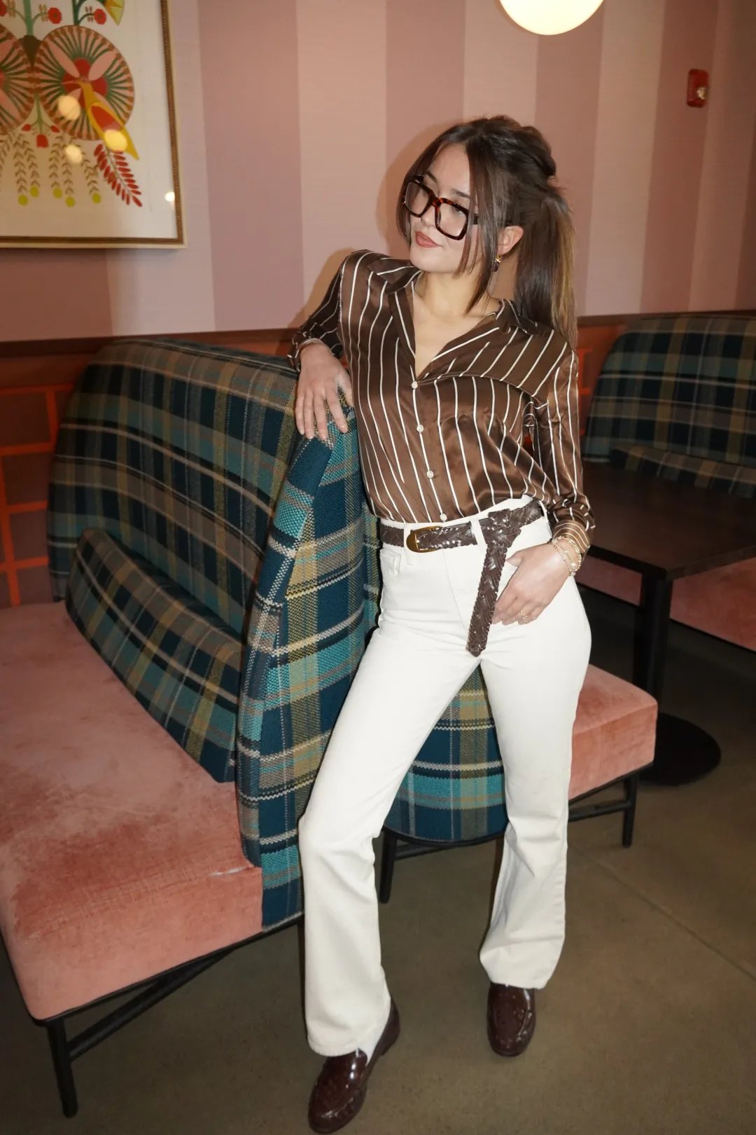 Rachel Woven Leather Loafer