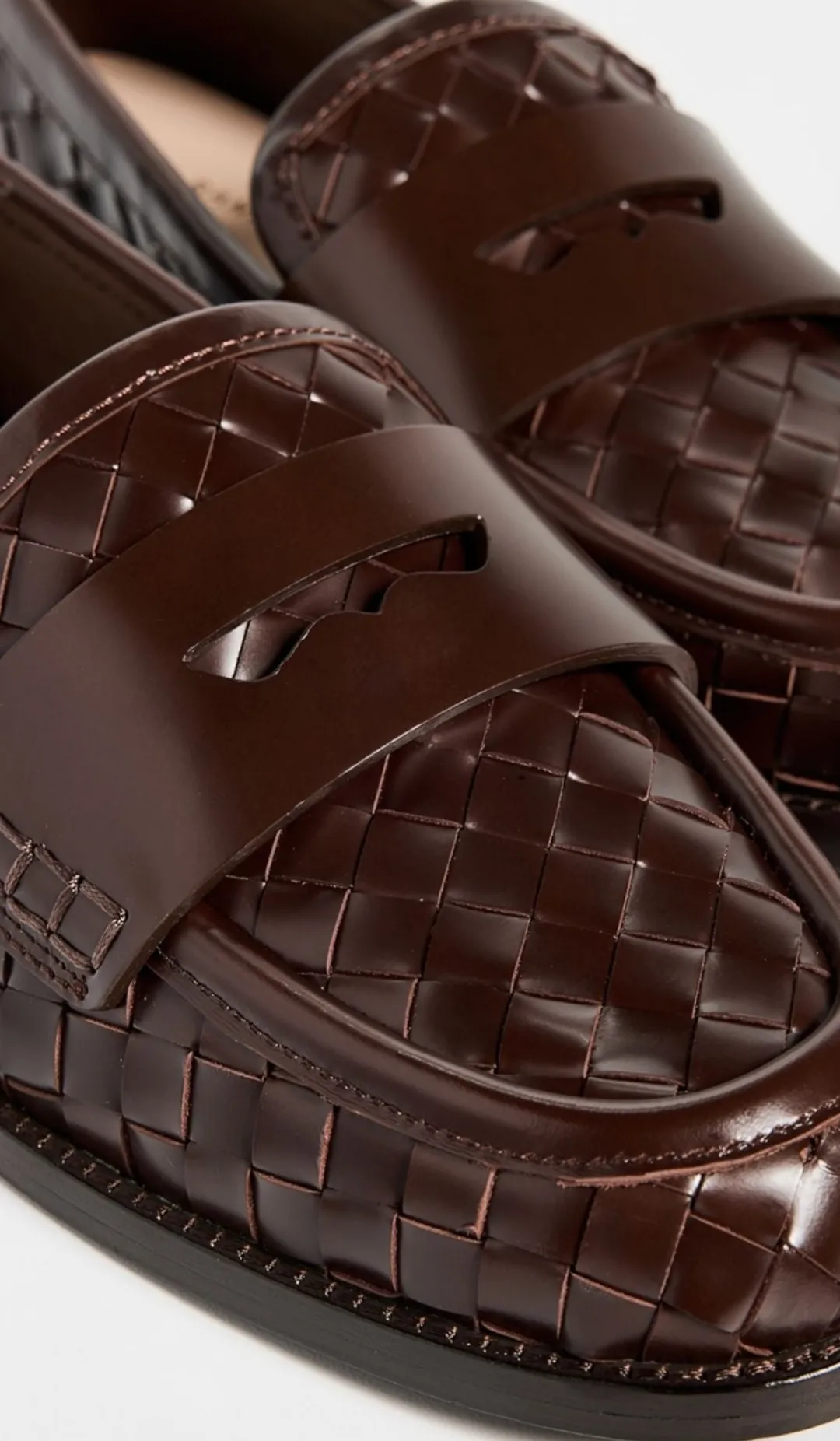 Rachel Woven Leather Loafer