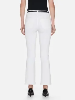 Reboot Crop Jeans in White
