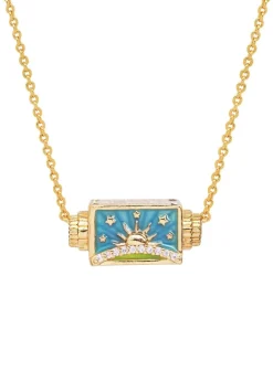 Rise And Shine Spinner Necklace